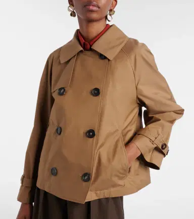 Max Mara The Cube Tesoro cotton-blend twill jacket | Thumbnail 4 Max Mara The Cube Tesoro cotton-blend twill jacket | Thumbnail 4
