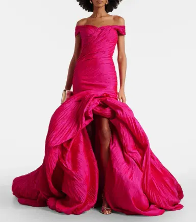 Marmar Halim Off-shoulder bustier gown | Thumbnail 5 Marmar Halim Off-shoulder bustier gown | Thumbnail 5