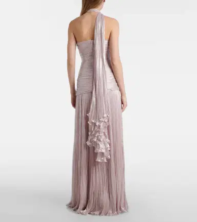Marmar Halim Dayana ruched scarf-detail gown | Thumbnail 2 Marmar Halim Dayana ruched scarf-detail gown | Thumbnail 2