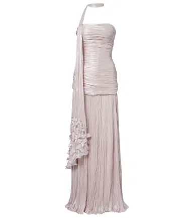 Marmar Halim Dayana ruched scarf-detail gown | Thumbnail 1 Marmar Halim Dayana ruched scarf-detail gown | Thumbnail 1