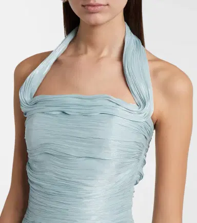 Marmar Halim Pleated crêpe corset gown | Thumbnail 2 Marmar Halim Pleated crêpe corset gown | Thumbnail 2