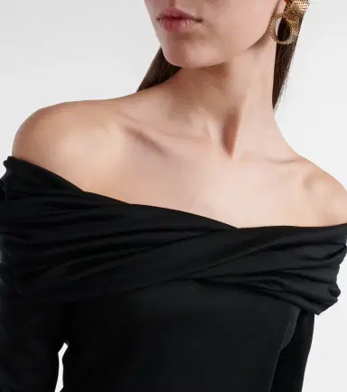 Max Mara Orafo off-shoulder virgin wool top | Thumbnail 6 Max Mara Orafo off-shoulder virgin wool top | Thumbnail 6