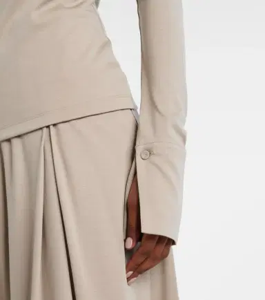 Max Mara Adagio virgin wool wrap top | Thumbnail 3 Max Mara Adagio virgin wool wrap top | Thumbnail 3