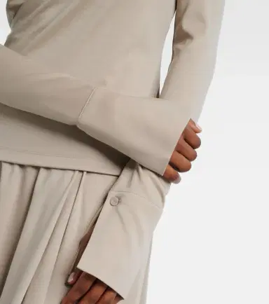 Max Mara Adagio virgin wool wrap top | Thumbnail 4 Max Mara Adagio virgin wool wrap top | Thumbnail 4