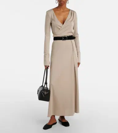 Max Mara Adagio virgin wool wrap top | Thumbnail 6 Max Mara Adagio virgin wool wrap top | Thumbnail 6