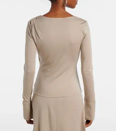 Max Mara Adagio virgin wool wrap top | Thumbnail 7 Max Mara Adagio virgin wool wrap top | Thumbnail 7