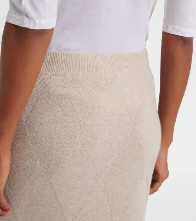 Max Mara Salubre argyle cashmere midi skirt | Thumbnail 2 Max Mara Salubre argyle cashmere midi skirt | Thumbnail 2