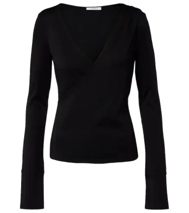 Max Mara Adagio virgin wool wrap top | Thumbnail 1 Max Mara Adagio virgin wool wrap top | Thumbnail 1