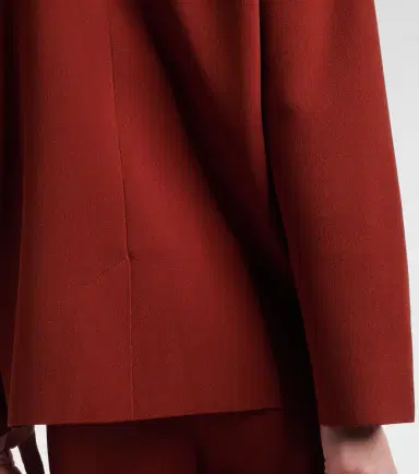 Max Mara Calte double-breasted crêpe blazer | Thumbnail 2 Max Mara Calte double-breasted crêpe blazer | Thumbnail 2