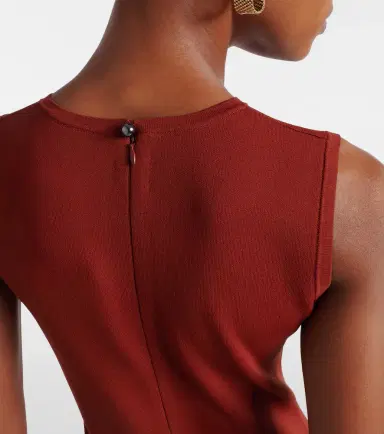 Max Mara Jersey midi dress | Thumbnail 6 Max Mara Jersey midi dress | Thumbnail 6