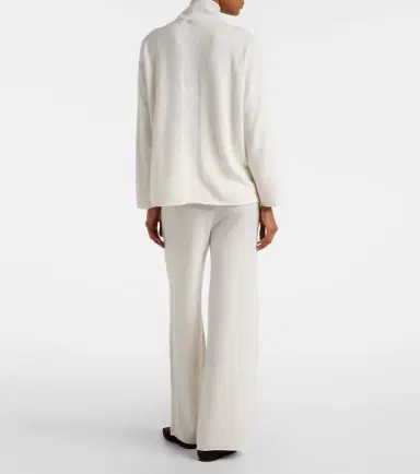 Max Mara Piega cashmere wide-leg pants | Thumbnail 4 Max Mara Piega cashmere wide-leg pants | Thumbnail 4