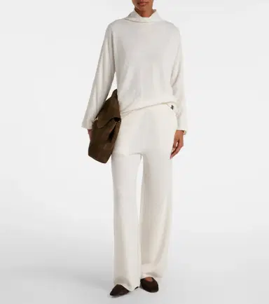 Max Mara Piega cashmere wide-leg pants | Thumbnail 6 Max Mara Piega cashmere wide-leg pants | Thumbnail 6