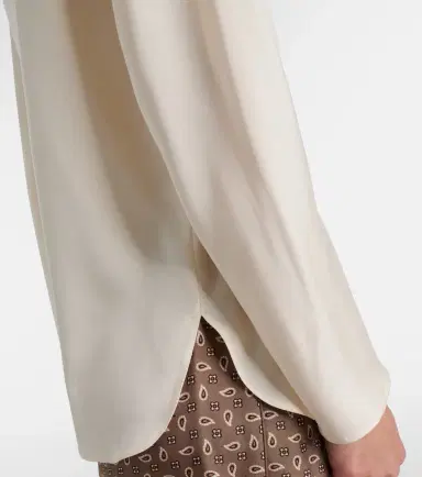Max Mara Mitico silk-blend cady top | Thumbnail 2 Max Mara Mitico silk-blend cady top | Thumbnail 2