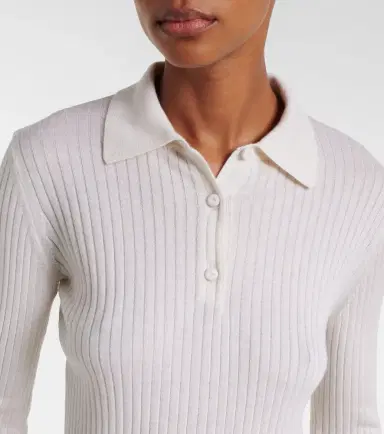 Max Mara Gitano cashmere and silk polo sweater | Thumbnail 3 Max Mara Gitano cashmere and silk polo sweater | Thumbnail 3