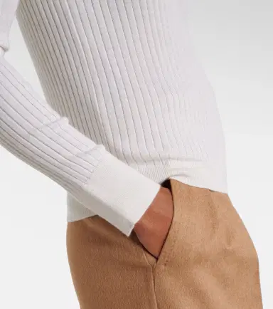 Max Mara Gitano cashmere and silk polo sweater | Thumbnail 4 Max Mara Gitano cashmere and silk polo sweater | Thumbnail 4