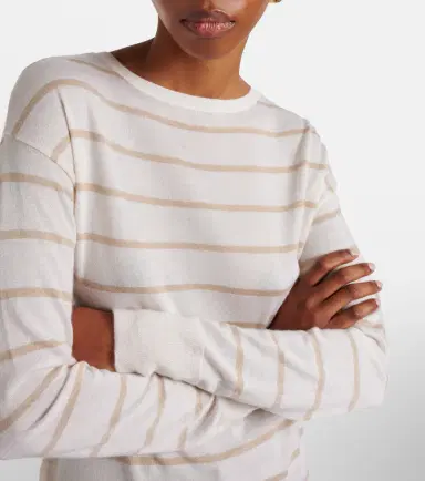 Max Mara Striped cashmere and silk sweater | Thumbnail 3 Max Mara Striped cashmere and silk sweater | Thumbnail 3