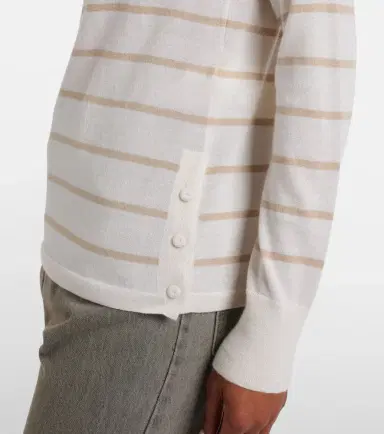 Max Mara Striped cashmere and silk sweater | Thumbnail 6 Max Mara Striped cashmere and silk sweater | Thumbnail 6