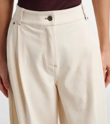 Max Mara Pleated wide-leg jeans | Thumbnail 2 Max Mara Pleated wide-leg jeans | Thumbnail 2