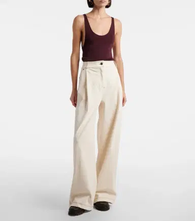 Max Mara Pleated wide-leg jeans | Thumbnail 4 Max Mara Pleated wide-leg jeans | Thumbnail 4