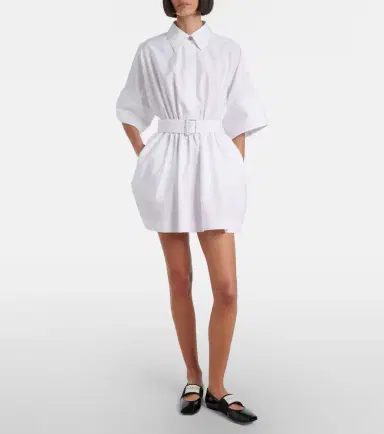 Givenchy Cotton poplin shirt dress | Thumbnail 3 Givenchy Cotton poplin shirt dress | Thumbnail 3