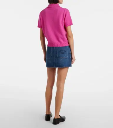 Givenchy Cropped wool and cashmere polo shirt | Thumbnail 4 Givenchy Cropped wool and cashmere polo shirt | Thumbnail 4