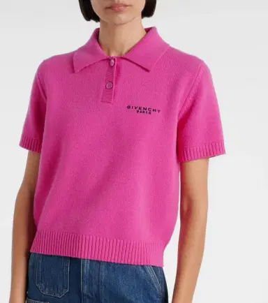 Givenchy Cropped wool and cashmere polo shirt | Thumbnail 6 Givenchy Cropped wool and cashmere polo shirt | Thumbnail 6