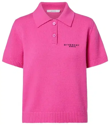 Givenchy Cropped wool and cashmere polo shirt | Thumbnail 1 Givenchy Cropped wool and cashmere polo shirt | Thumbnail 1