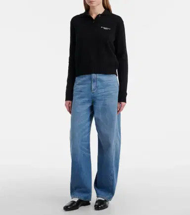 Givenchy Logo wool and cashmere polo sweater | Thumbnail 2 Givenchy Logo wool and cashmere polo sweater | Thumbnail 2