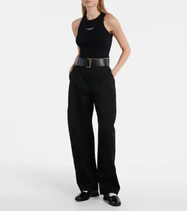 Givenchy Logo cropped cotton jersey tank top | Thumbnail 2 Givenchy Logo cropped cotton jersey tank top | Thumbnail 2