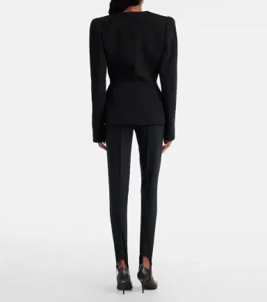 Mugler Wool-blend stirrup leggings | Thumbnail 6 Mugler Wool-blend stirrup leggings | Thumbnail 6