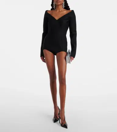 Mugler Wool-blend bodysuit | Thumbnail 3 Mugler Wool-blend bodysuit | Thumbnail 3