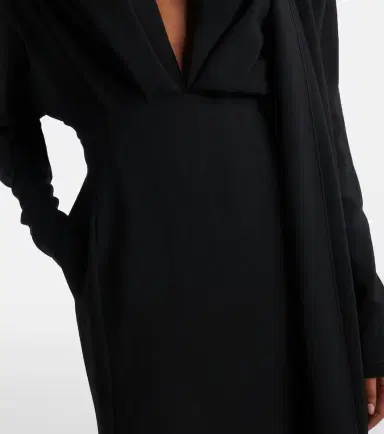 Mugler Crêpe midi dress | Thumbnail 2 Mugler Crêpe midi dress | Thumbnail 2