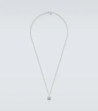 Sydney Evan 14kt white gold charm necklace with diamonds | Thumbnail 1 Sydney Evan 14kt white gold charm necklace with diamonds | Thumbnail 1