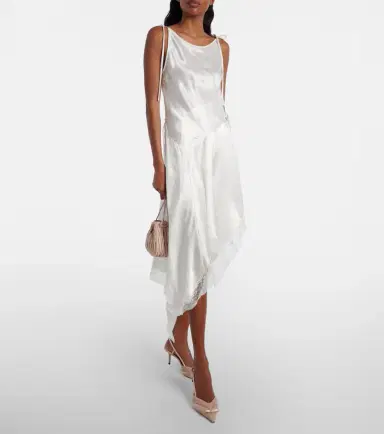 Jimmy Choo Afia 65 satin slingback pumps | Thumbnail 6 Jimmy Choo Afia 65 satin slingback pumps | Thumbnail 6
