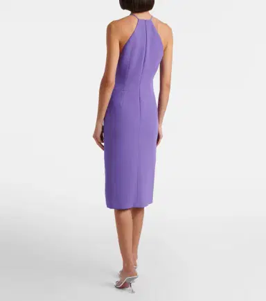 David Koma Asymmetric embellished floral midi dress | Thumbnail 3 David Koma Asymmetric embellished floral midi dress | Thumbnail 3