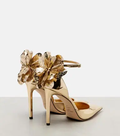 Jimmy Choo Marja 100 metallic leather pumps | Thumbnail 4 Jimmy Choo Marja 100 metallic leather pumps | Thumbnail 4