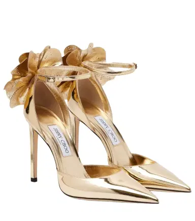 Jimmy Choo Marja 100 metallic leather pumps | Thumbnail 1 Jimmy Choo Marja 100 metallic leather pumps | Thumbnail 1