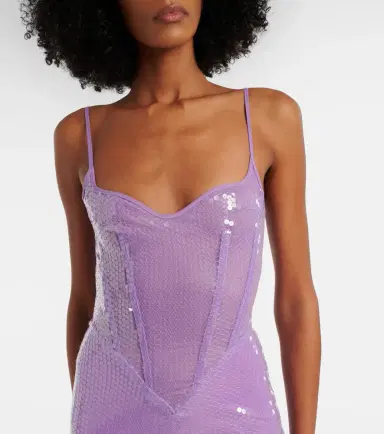 David Koma Sequined corset gown | Thumbnail 4 David Koma Sequined corset gown | Thumbnail 4