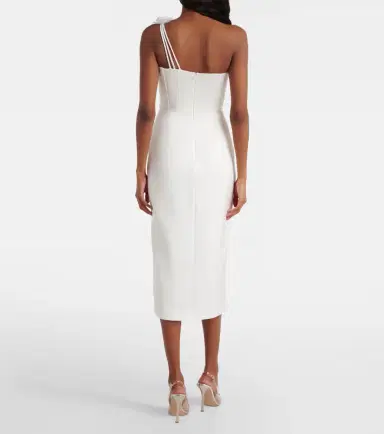 David Koma Floral-appliqué bustier dress | Thumbnail 4 David Koma Floral-appliqué bustier dress | Thumbnail 4