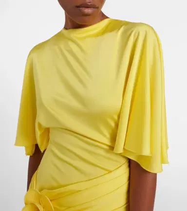 David Koma Floral-appliqué jersey cocktail dress | Thumbnail 6 David Koma Floral-appliqué jersey cocktail dress | Thumbnail 6