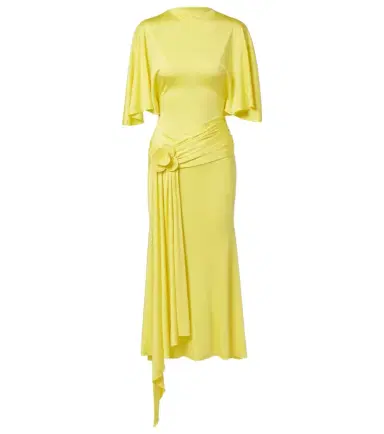 David Koma Floral-appliqué jersey cocktail dress | Thumbnail 1 David Koma Floral-appliqué jersey cocktail dress | Thumbnail 1