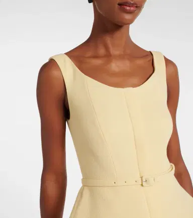 Roland Mouret Peplum wool crêpe midi dress | Thumbnail 4 Roland Mouret Peplum wool crêpe midi dress | Thumbnail 4
