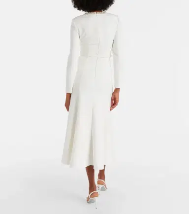 Roland Mouret Crystal-embellished crêpe cocktail dress | Thumbnail 4 Roland Mouret Crystal-embellished crêpe cocktail dress | Thumbnail 4
