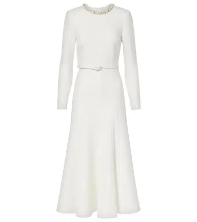 Roland Mouret Crystal-embellished crêpe cocktail dress | Thumbnail 1 Roland Mouret Crystal-embellished crêpe cocktail dress | Thumbnail 1