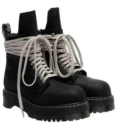 Rick Owens x Dr. Martens DRKSHDW Quad platform leather boots | Thumbnail 1 Rick Owens x Dr. Martens DRKSHDW Quad platform leather boots | Thumbnail 1