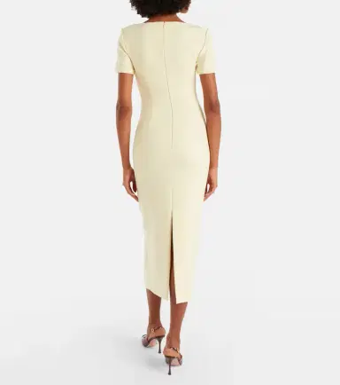 Roland Mouret Draped crêpe cocktail dress | Thumbnail 3 Roland Mouret Draped crêpe cocktail dress | Thumbnail 3