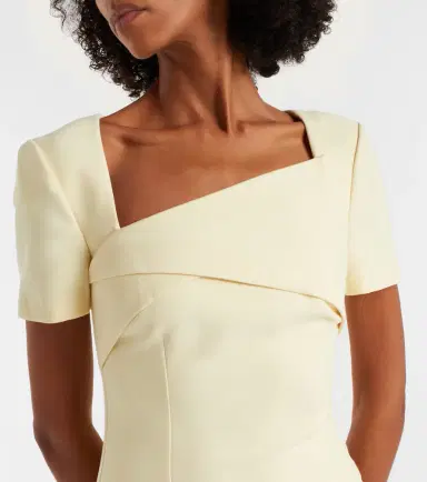 Roland Mouret Draped crêpe cocktail dress | Thumbnail 5 Roland Mouret Draped crêpe cocktail dress | Thumbnail 5