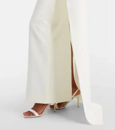 Roland Mouret Crystal-embellished caped crêpe gown | Thumbnail 2 Roland Mouret Crystal-embellished caped crêpe gown | Thumbnail 2
