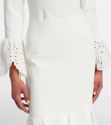 Simkhai Broderie anglaise midi skirt | Thumbnail 3 Simkhai Broderie anglaise midi skirt | Thumbnail 3