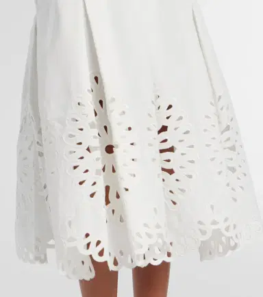 Simkhai Broderie anglaise midi skirt | Thumbnail 4 Simkhai Broderie anglaise midi skirt | Thumbnail 4